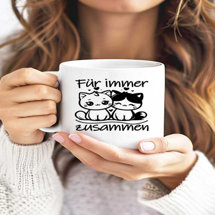 Plotterdatei EPS, PNG, DXF und SVG "FÜR IMMER ZUSAMMEN" – Bild 2