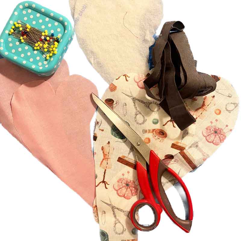 Stoffteile auschneiden Stoffteile auschneiden